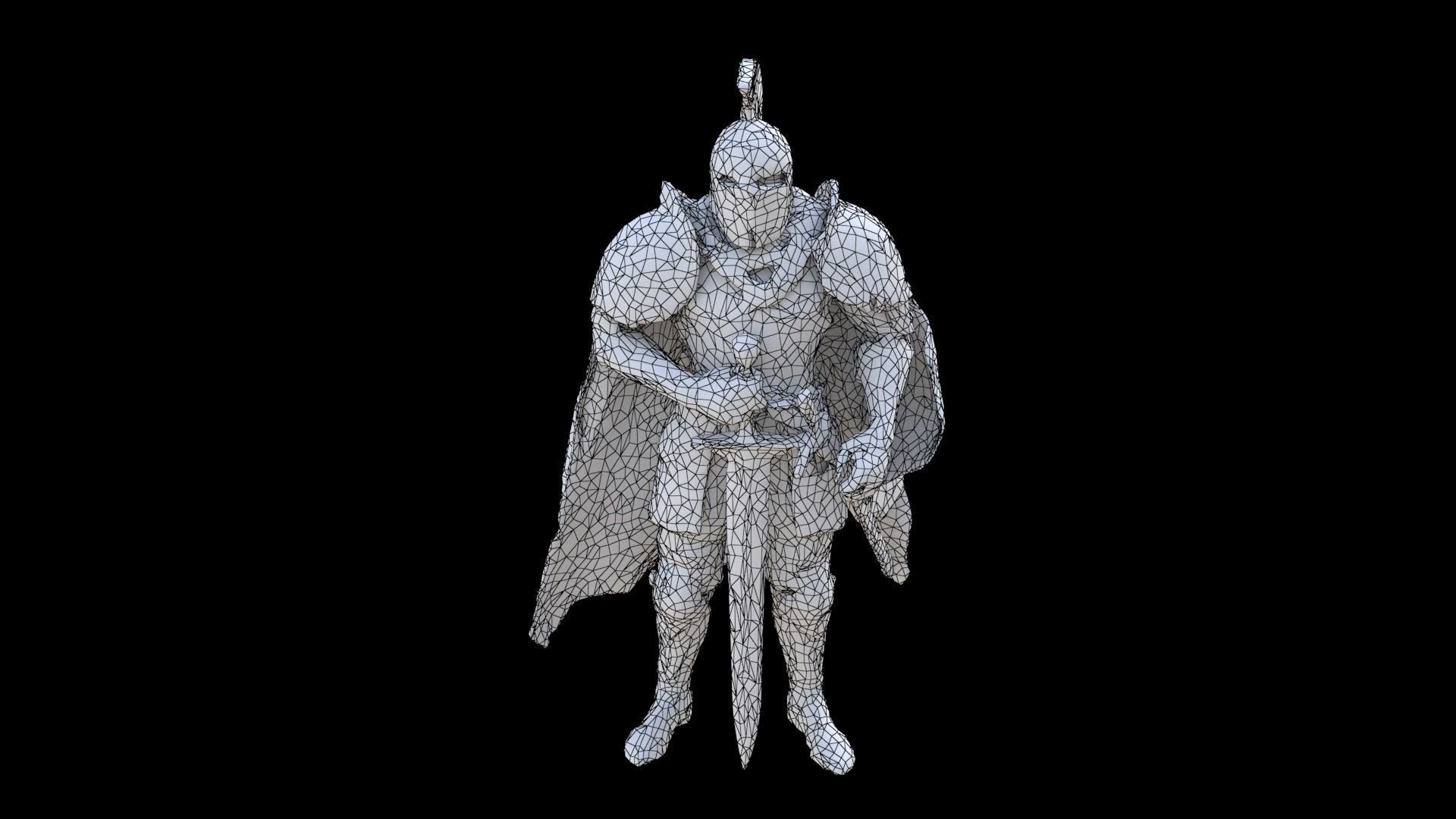 Armored Knight3 3D model_6