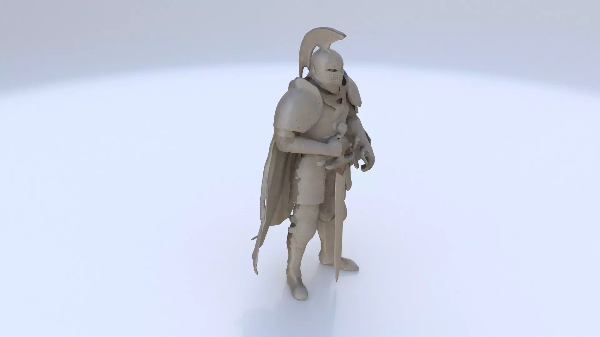 Armored Knight3 3D model_0