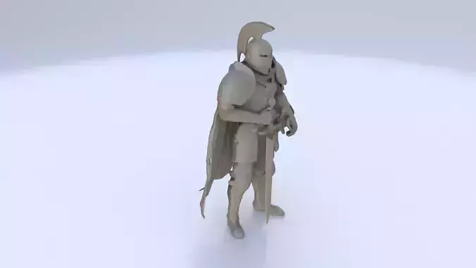 Armored Knight3 3D model