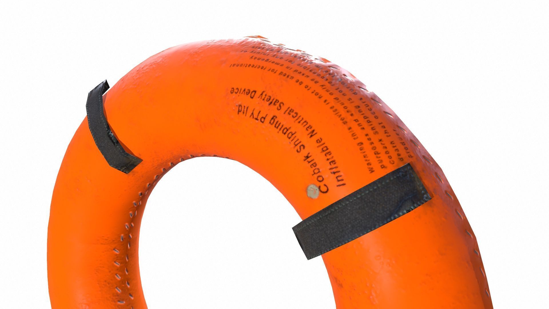 Safety Ring Tyre Low-poly 3D model_6