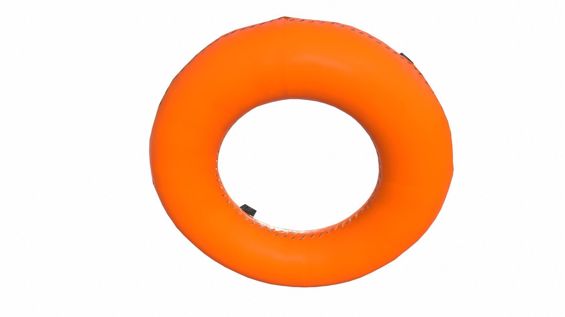 Safety Ring Tyre Low-poly 3D model_5