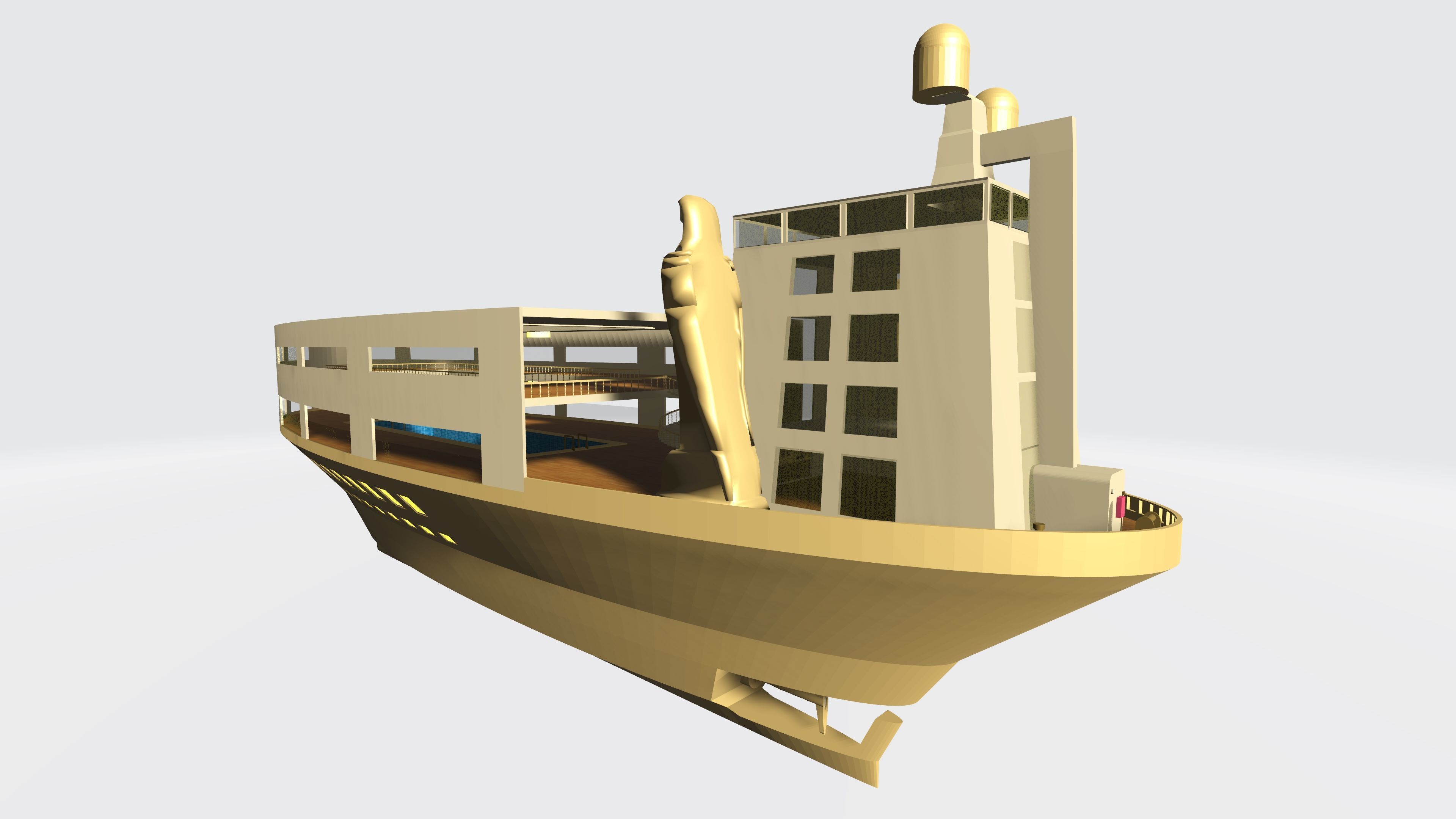 Horus Falcon Free 3D model_13