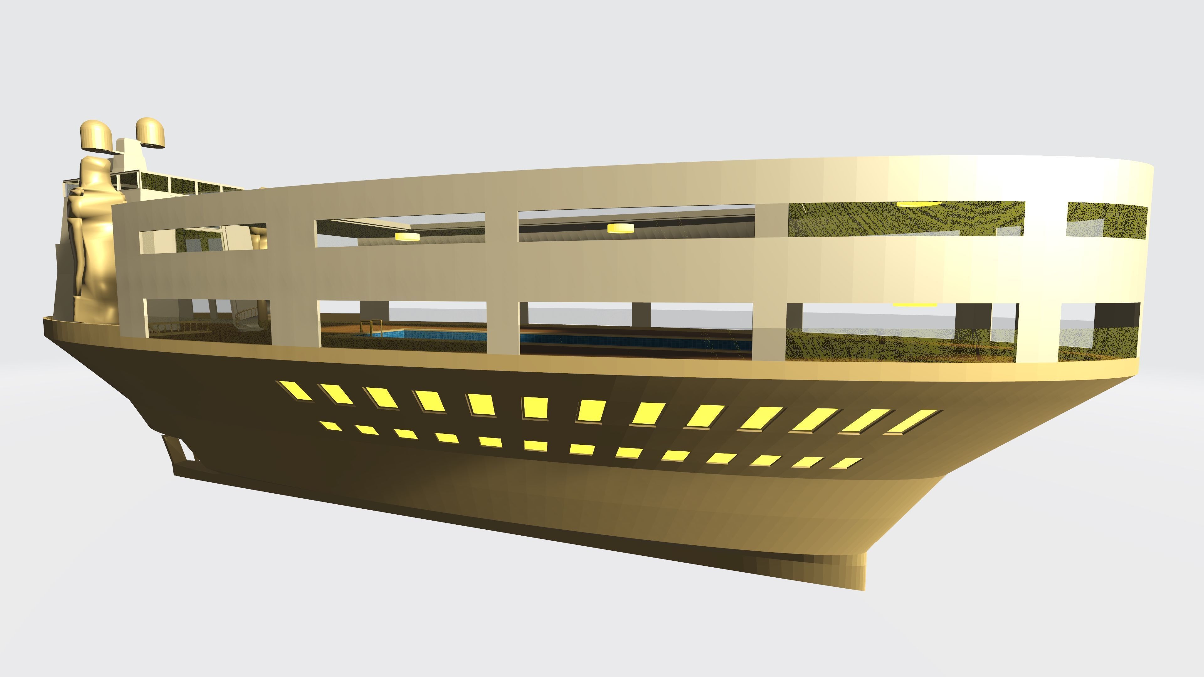 Horus Falcon Free 3D model_12