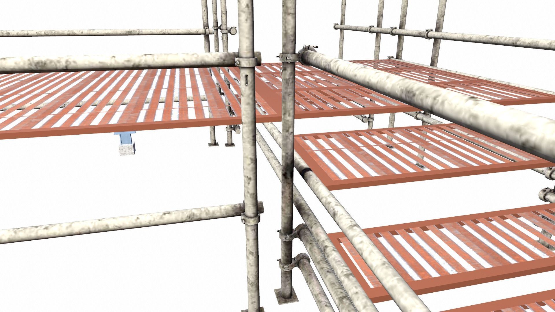 Scaffolding Low-poly 3D model_6