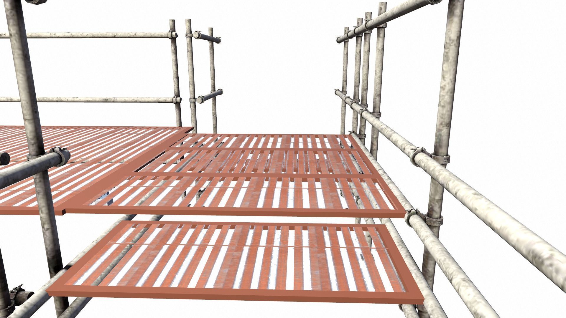 Scaffolding Low-poly 3D model_7
