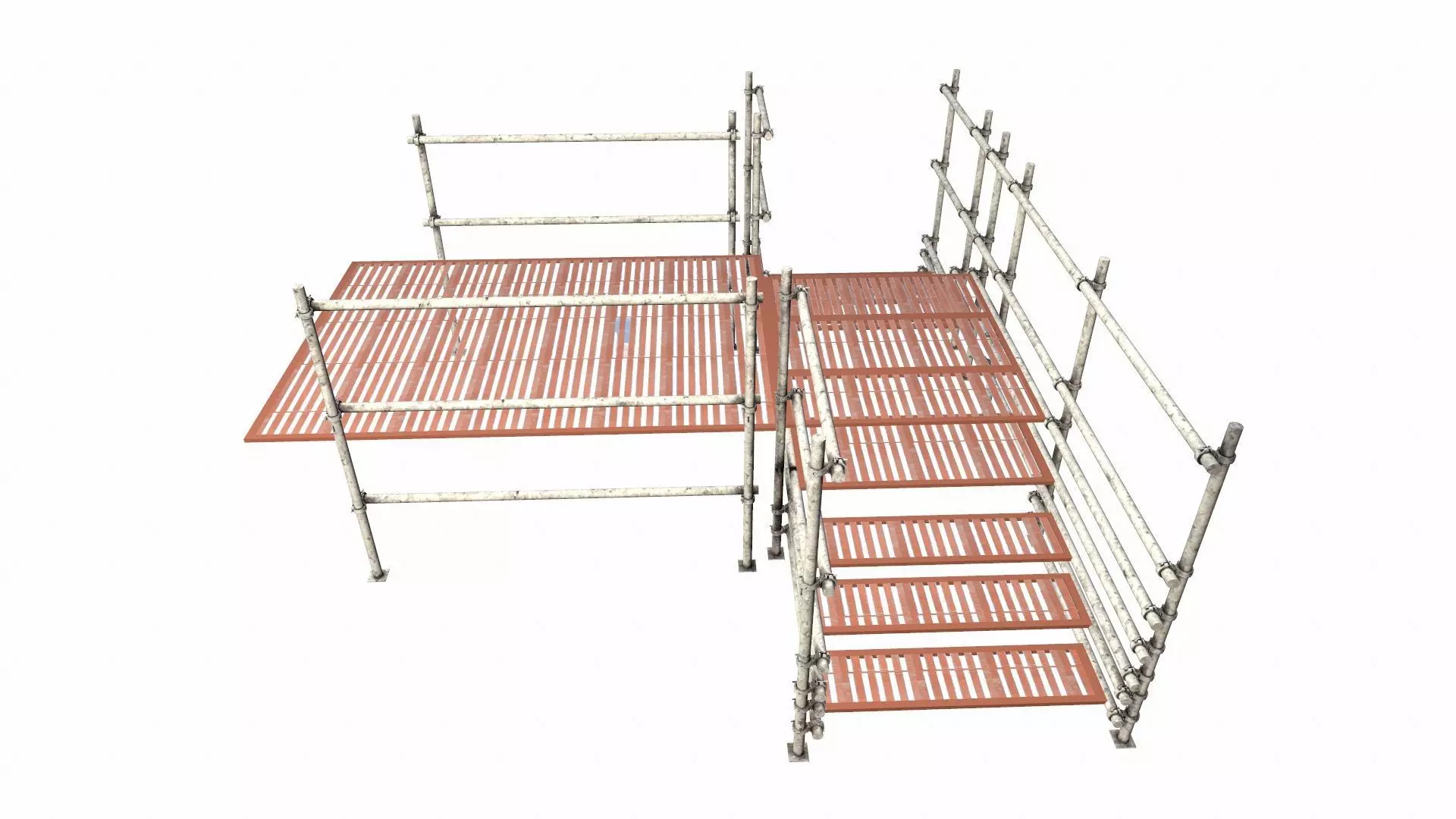 Scaffolding Low-poly 3D model_0