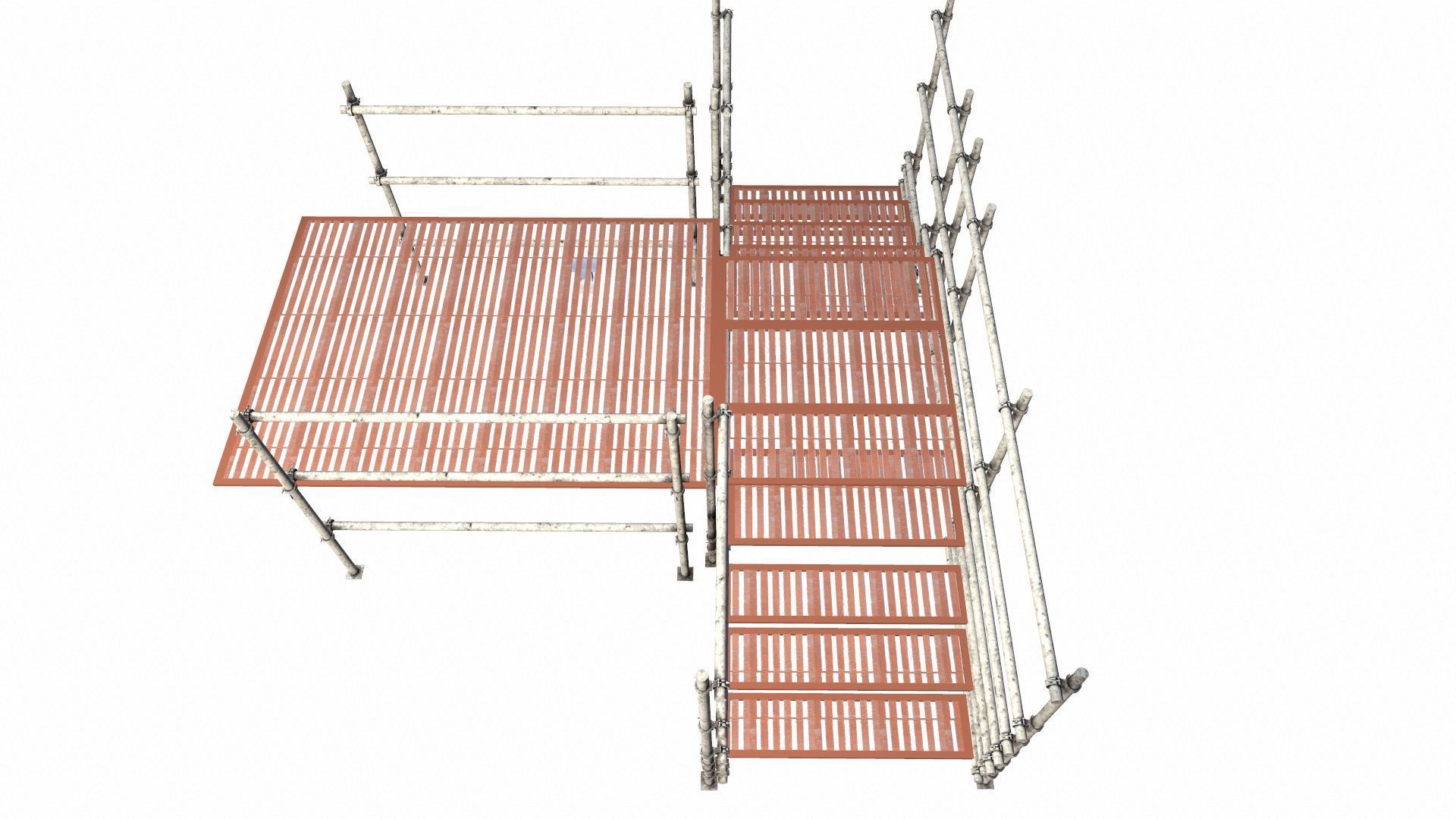 Scaffolding Low-poly 3D model_8