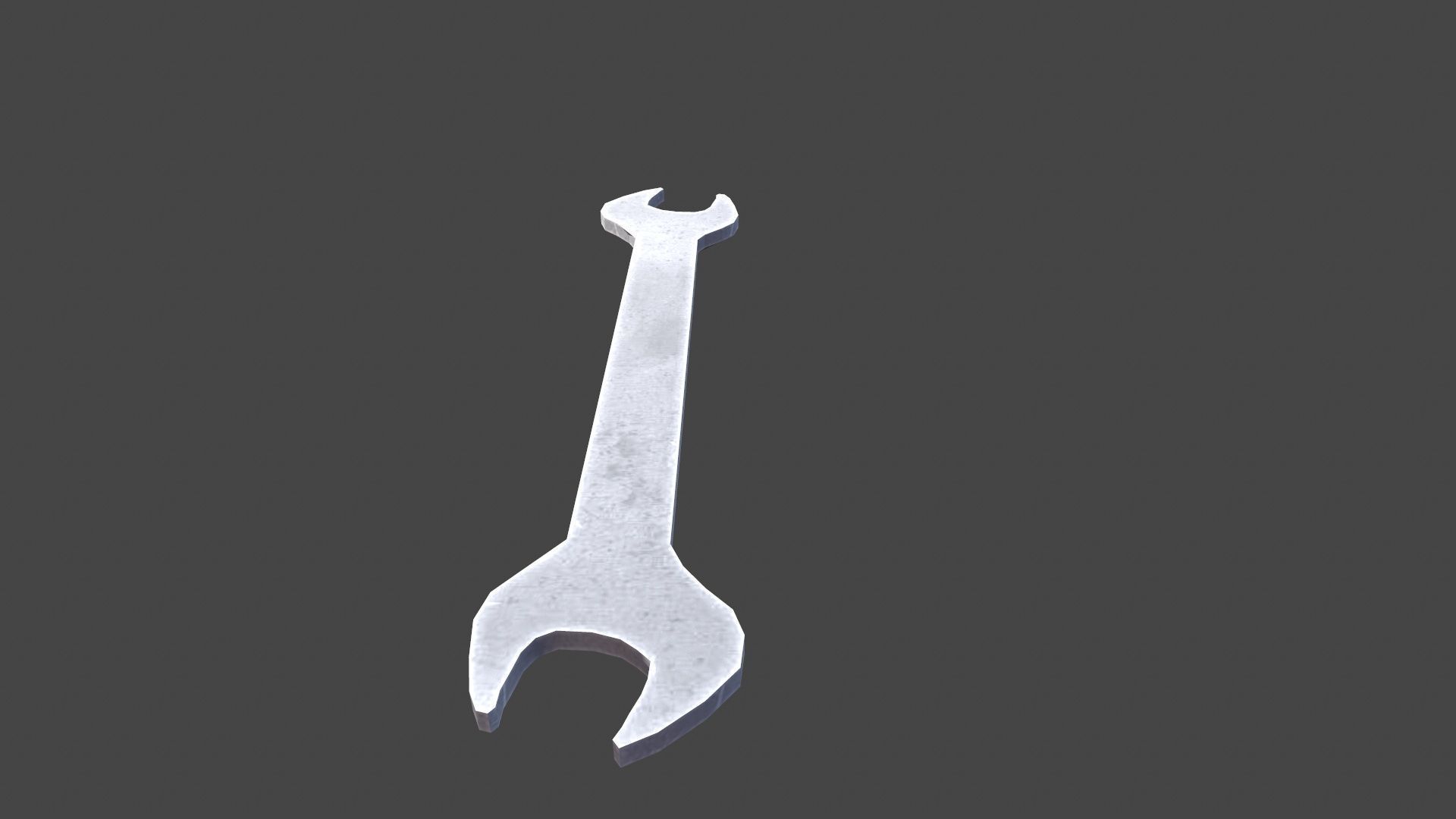 Wrench Low-poly 3D model_5