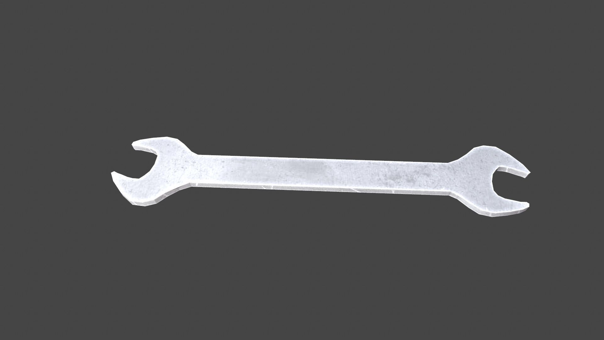 Wrench Low-poly 3D model_2