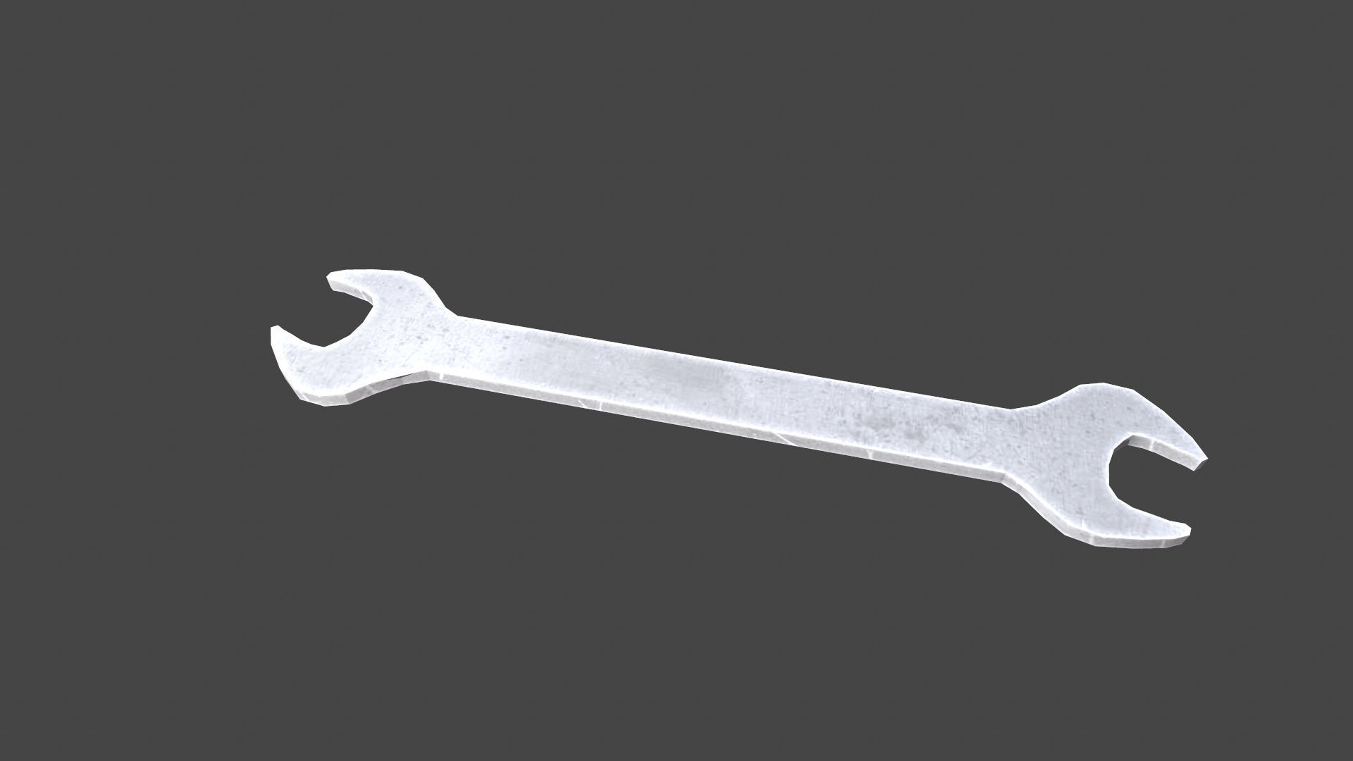 Wrench Low-poly 3D model_3