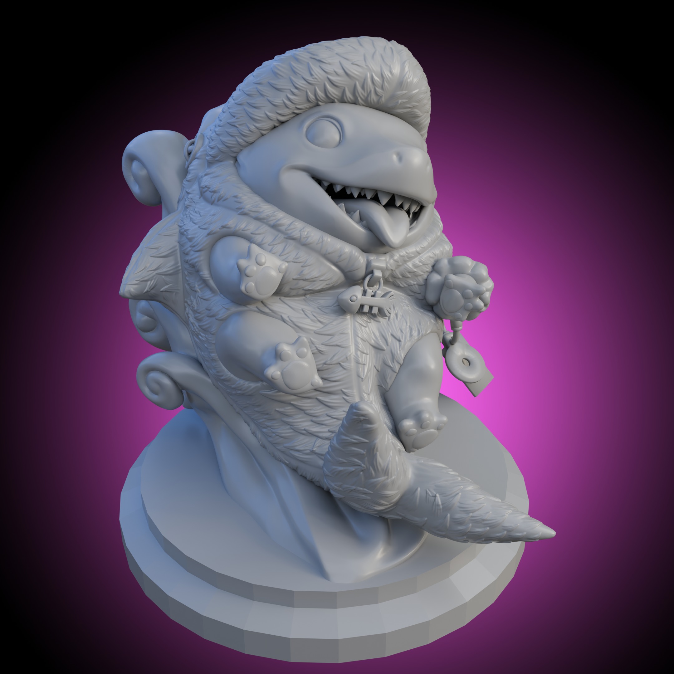 Incognito Dolphin Jeff the Land shark - Marvel Rivals 3D print model_3