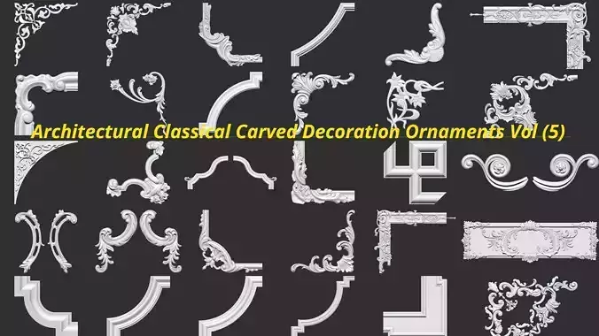 Ornaments classical decoration VOL 5-30 DESIGN 3D print model