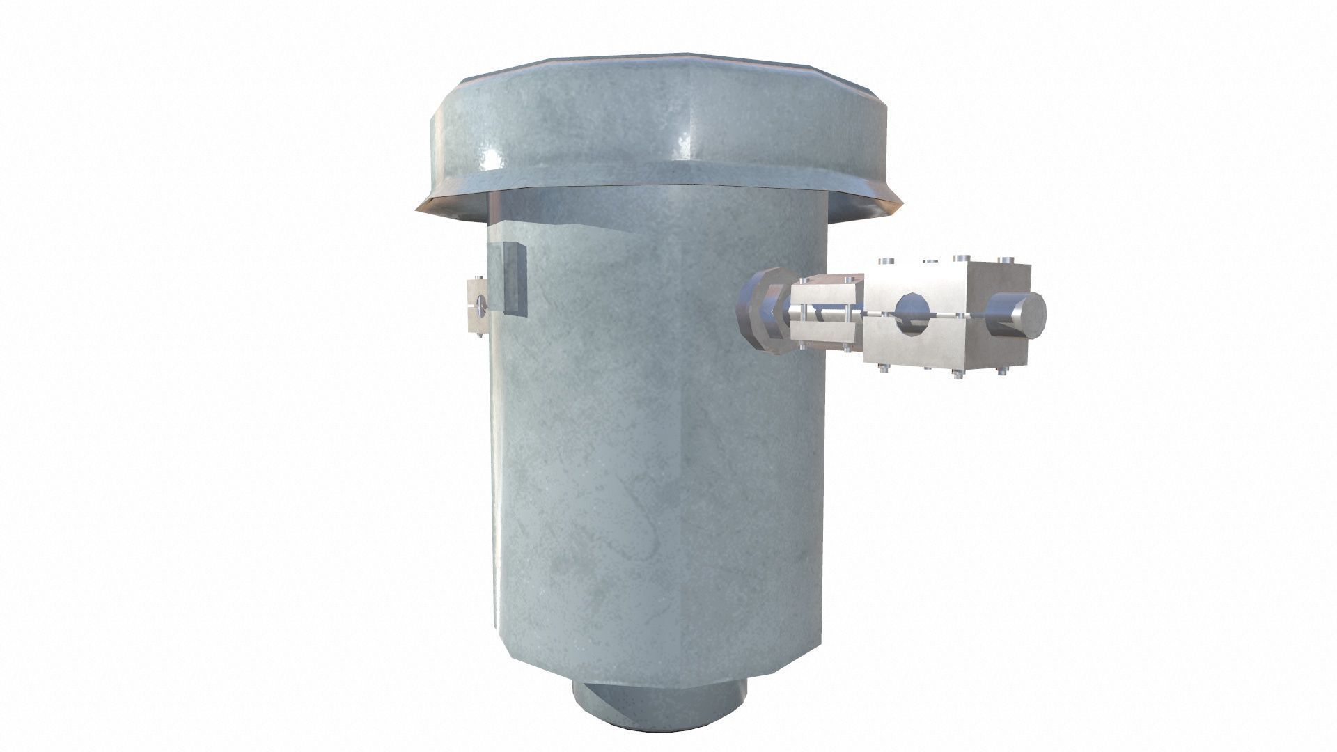 3D Fuel Filter Low-poly 3D model_7