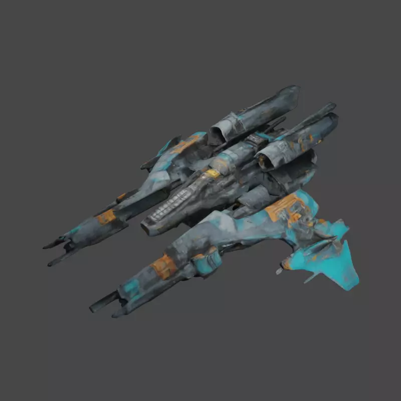 Starship Phantom Free 3D model