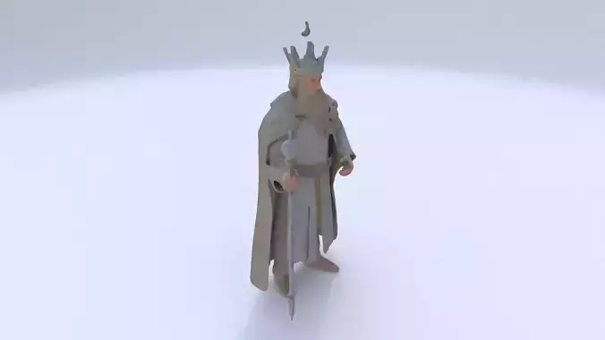 king 3D model