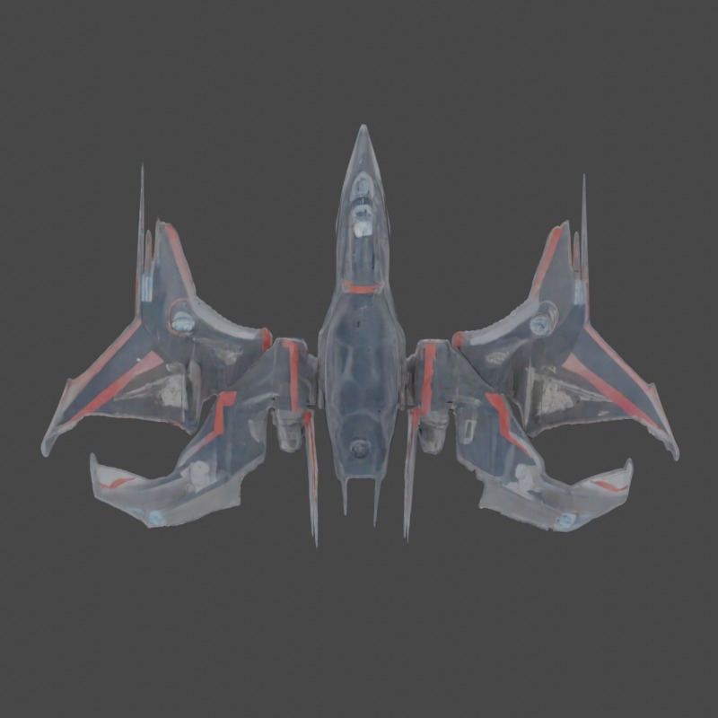 Stealth Glider 3D model_3