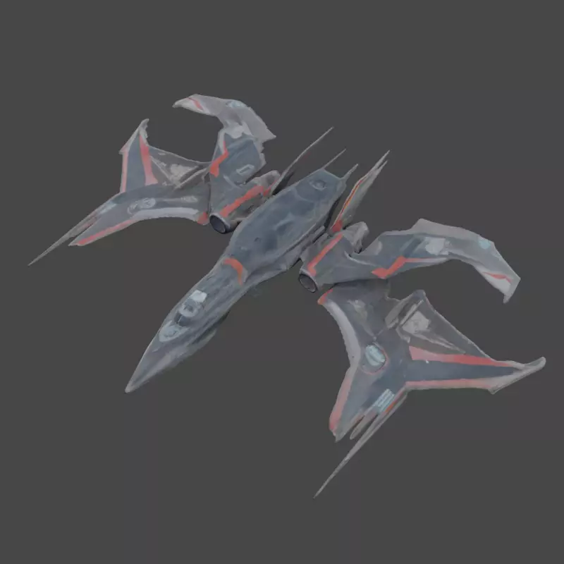 Stealth Glider 3D model_0