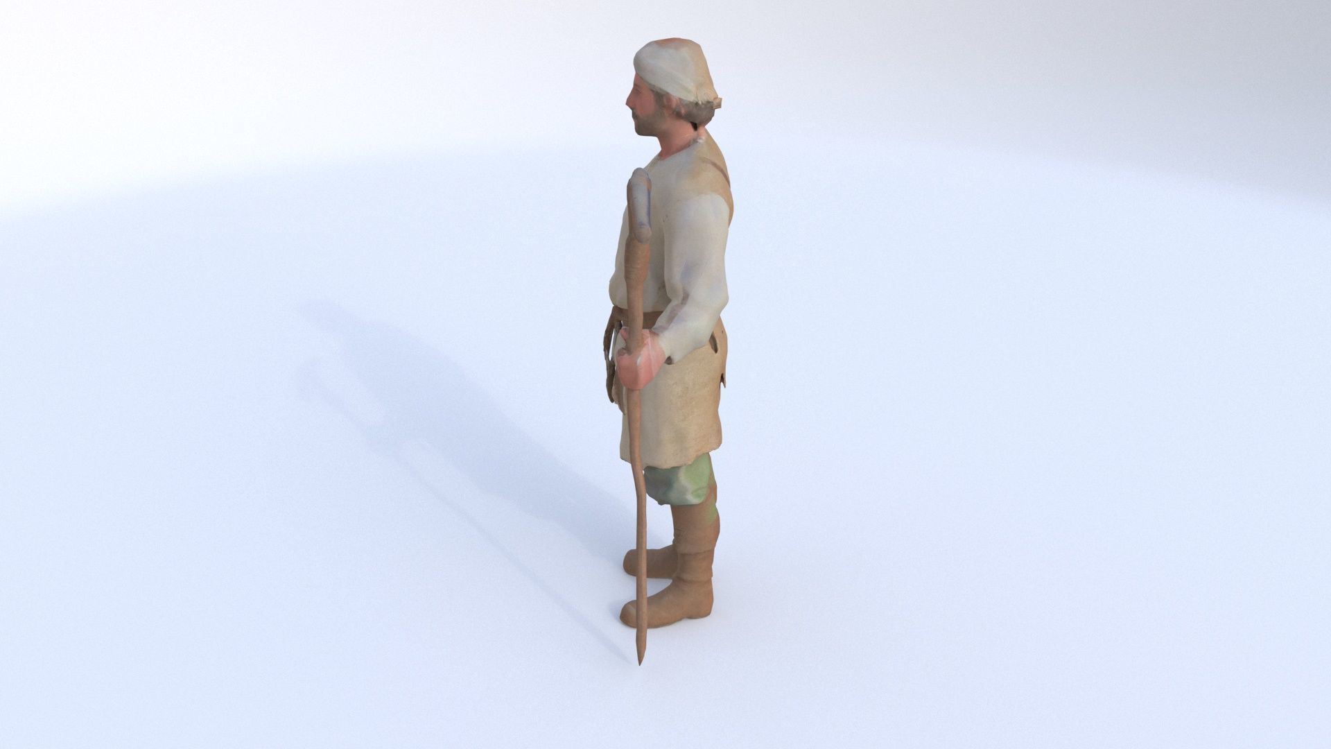 peasant2 3D model_2
