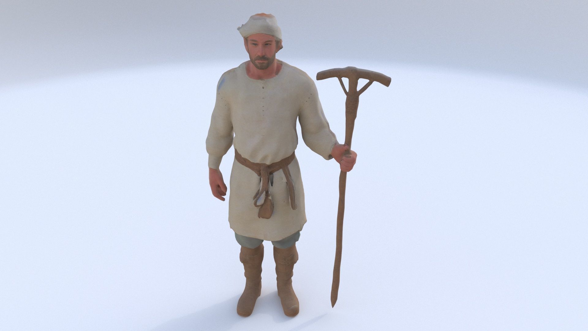 peasant2 3D model_1