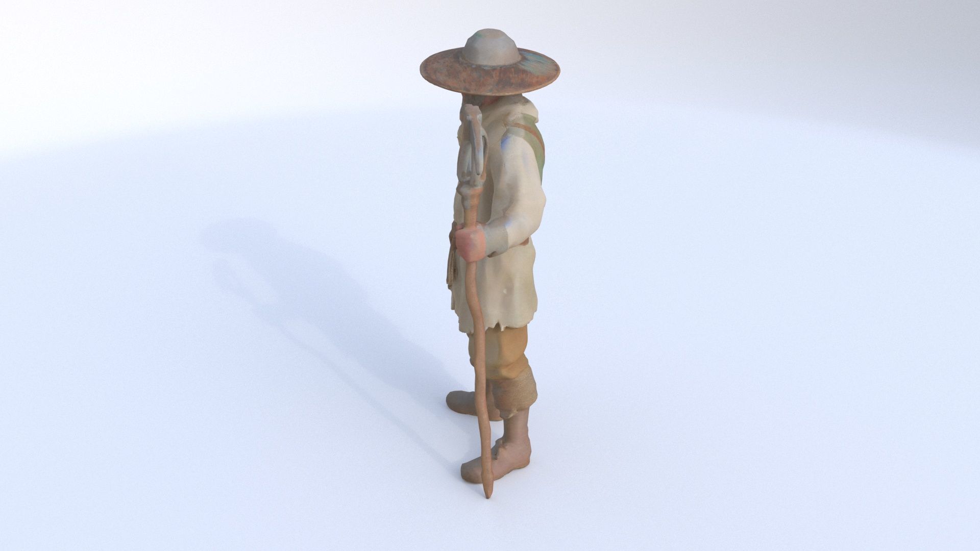 peasant3 3D model_2