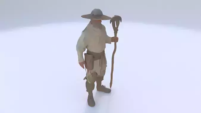 peasant3 3D model