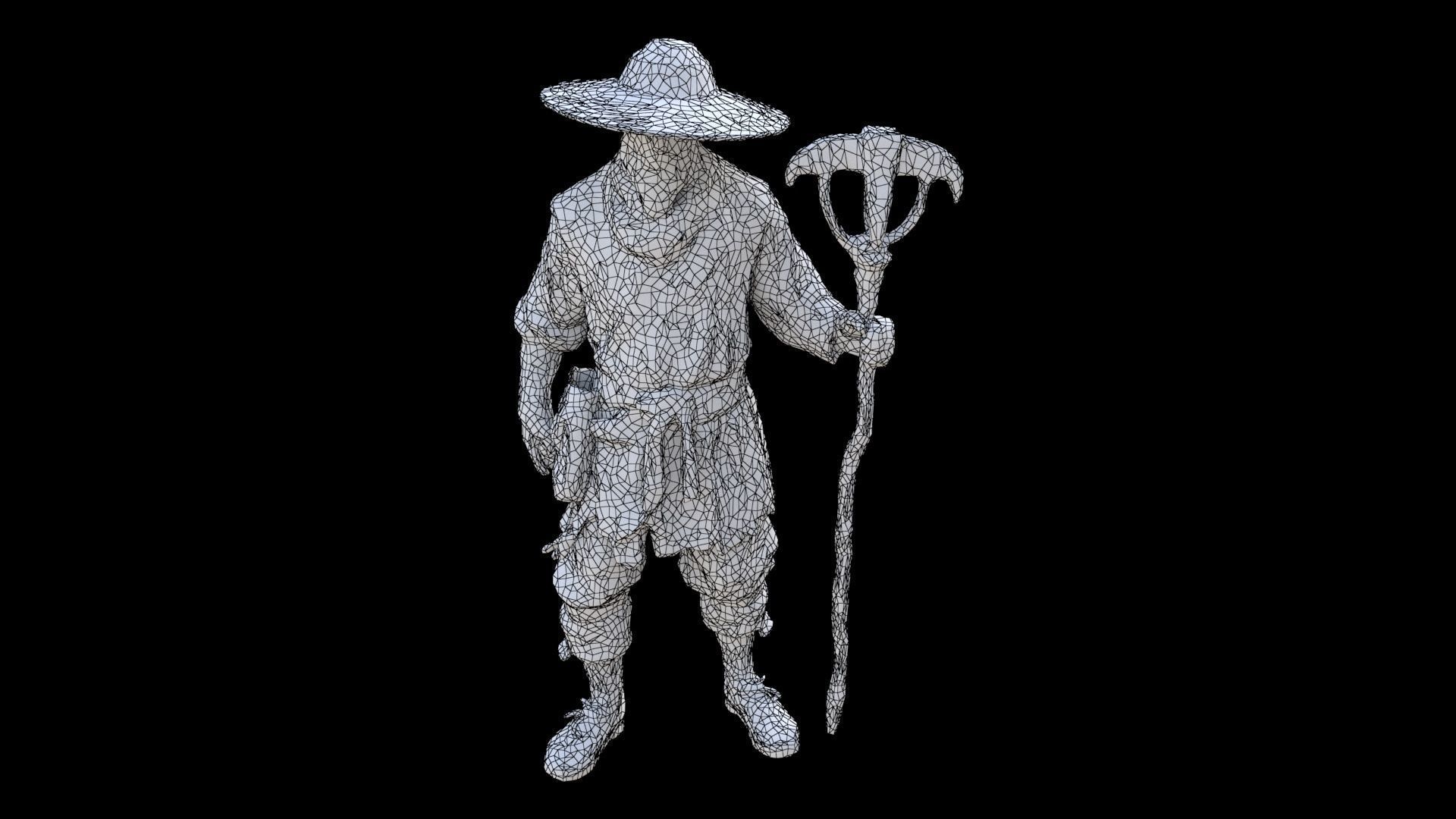 peasant3 3D model_6