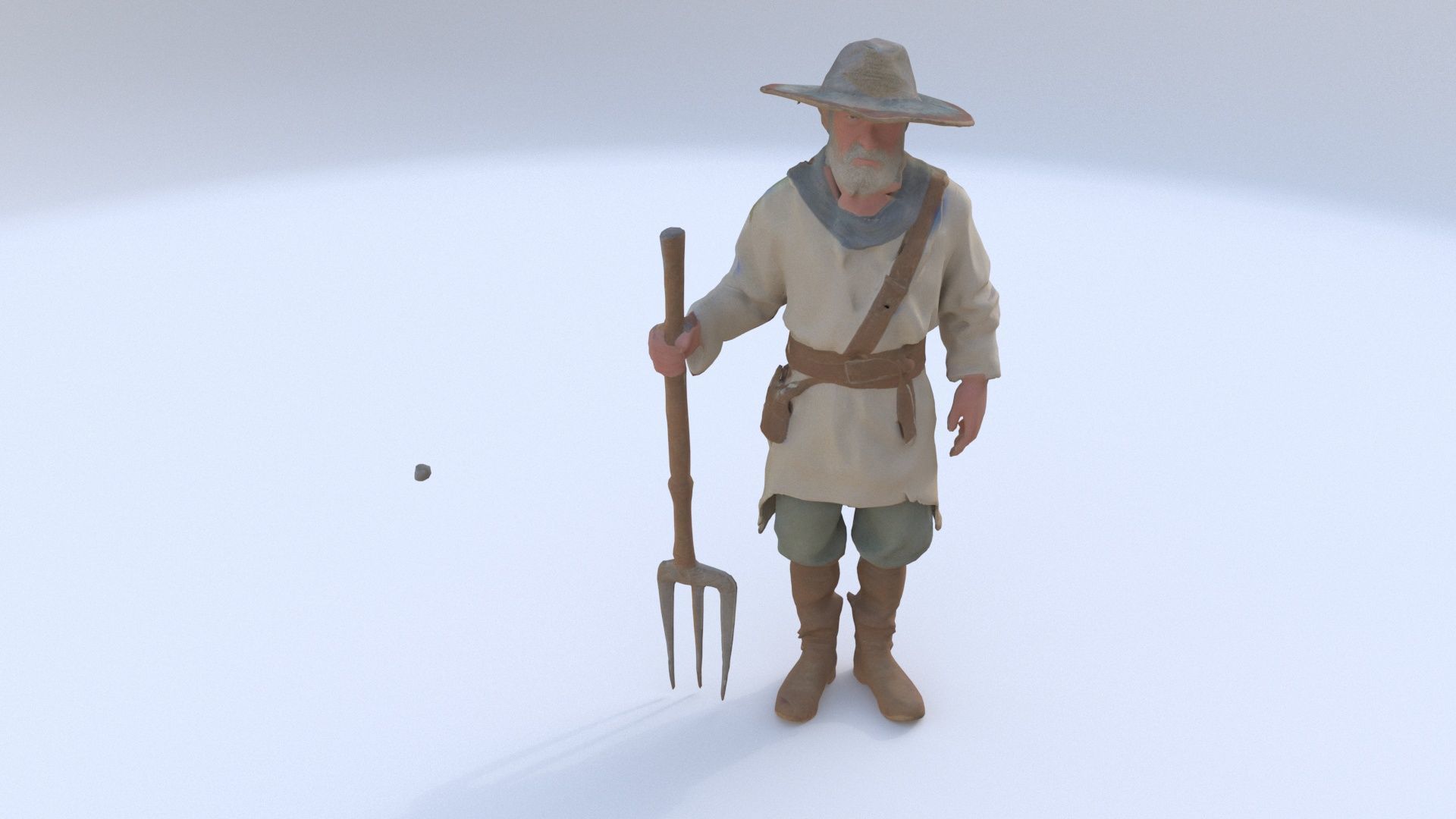 peasant4 3D model_1