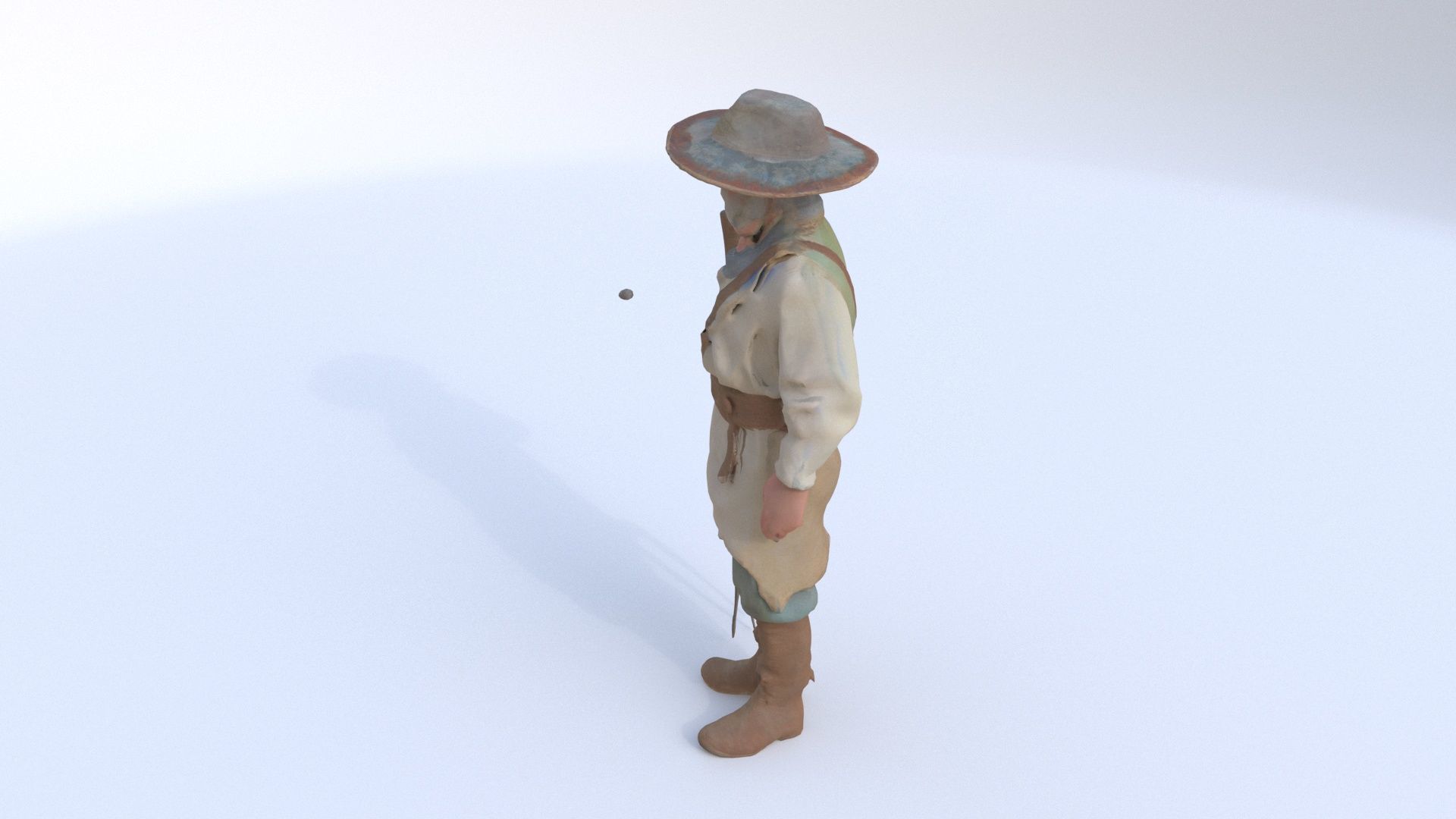 peasant4 3D model_2