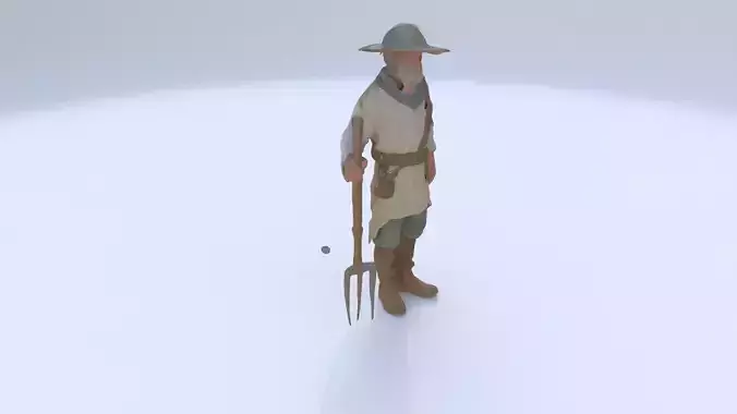 peasant4 3D model
