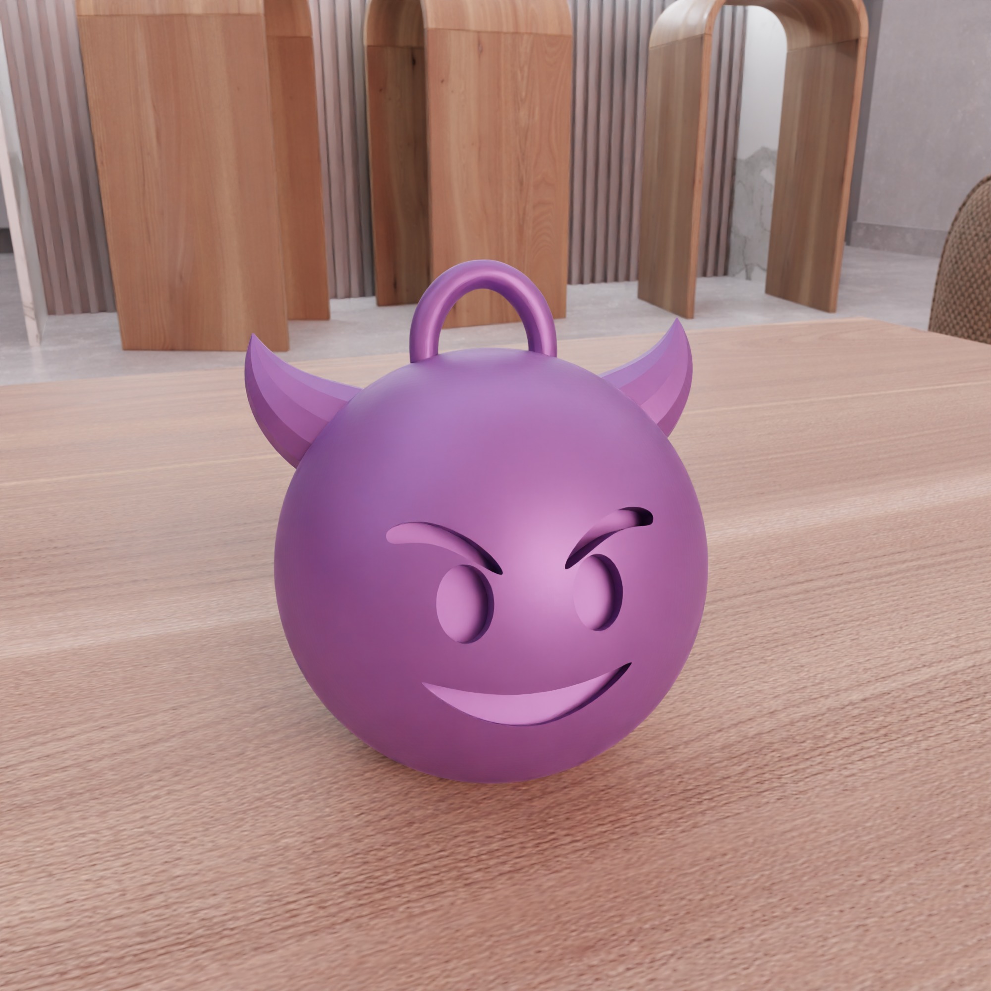 Emoji Keychain - 249 3D print model_12