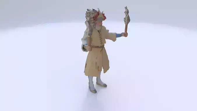 Street Performer 1 3D model