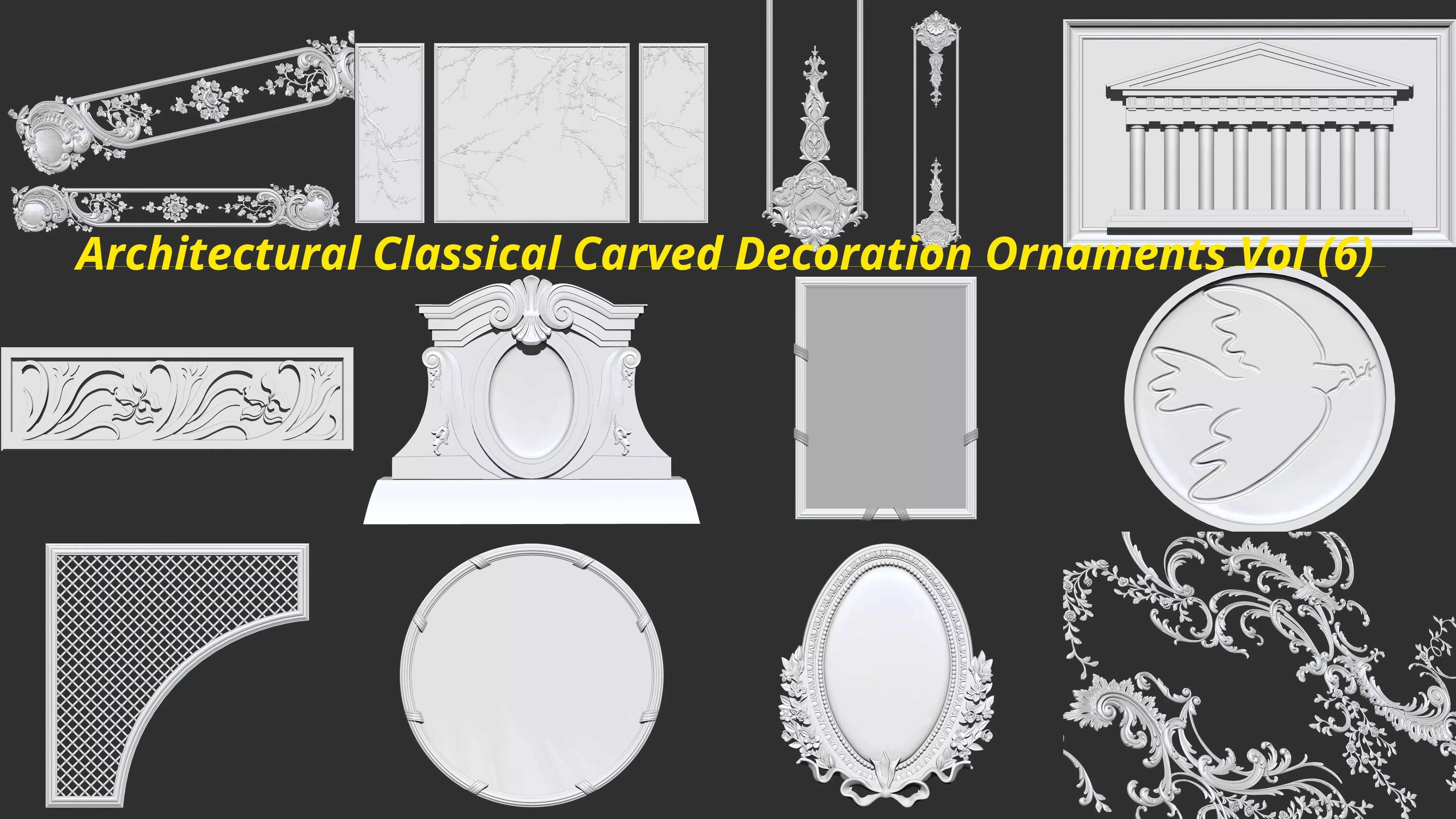 Ornaments classical decoration VOL 6-30 DESIGN 3D model_0