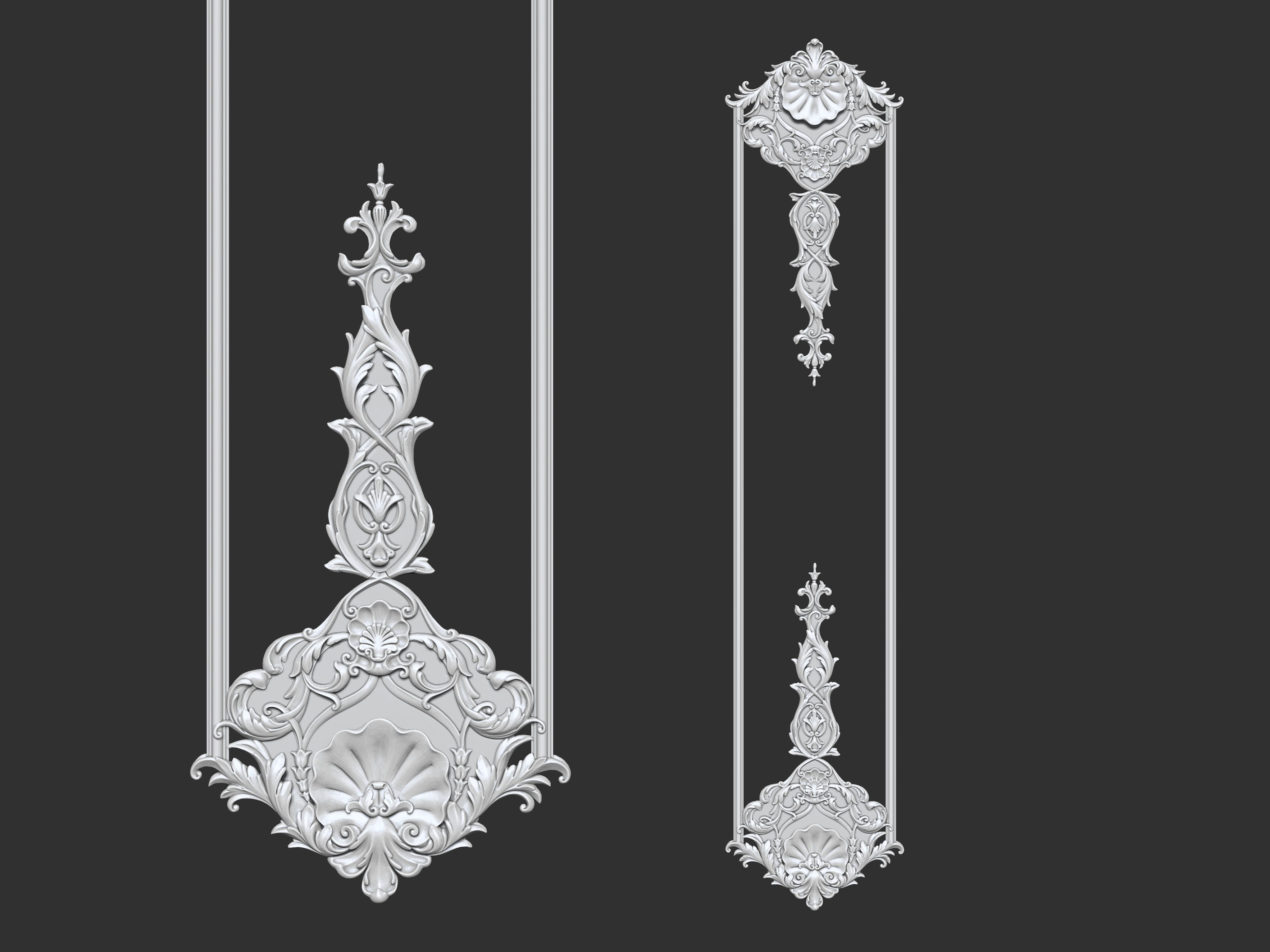 Ornaments classical decoration VOL 6-30 DESIGN 3D model_2