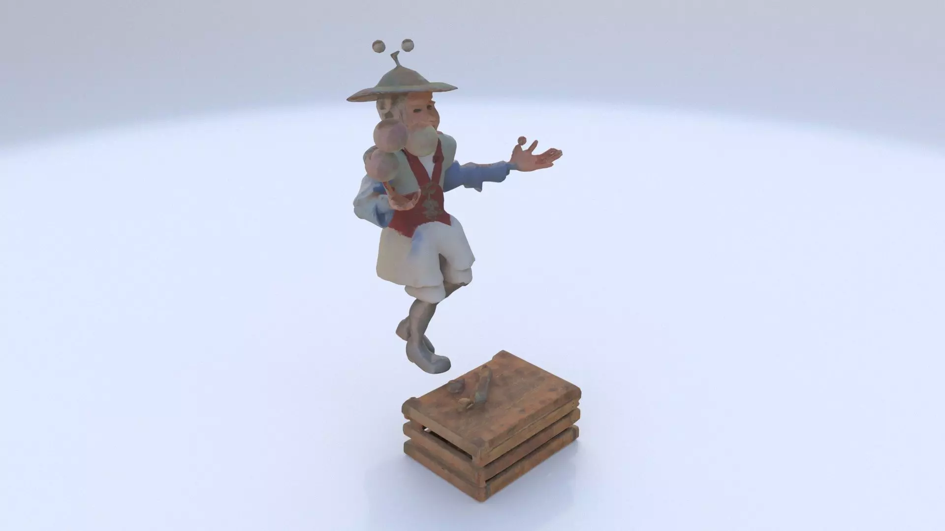 Street Performer 3 3D model_0