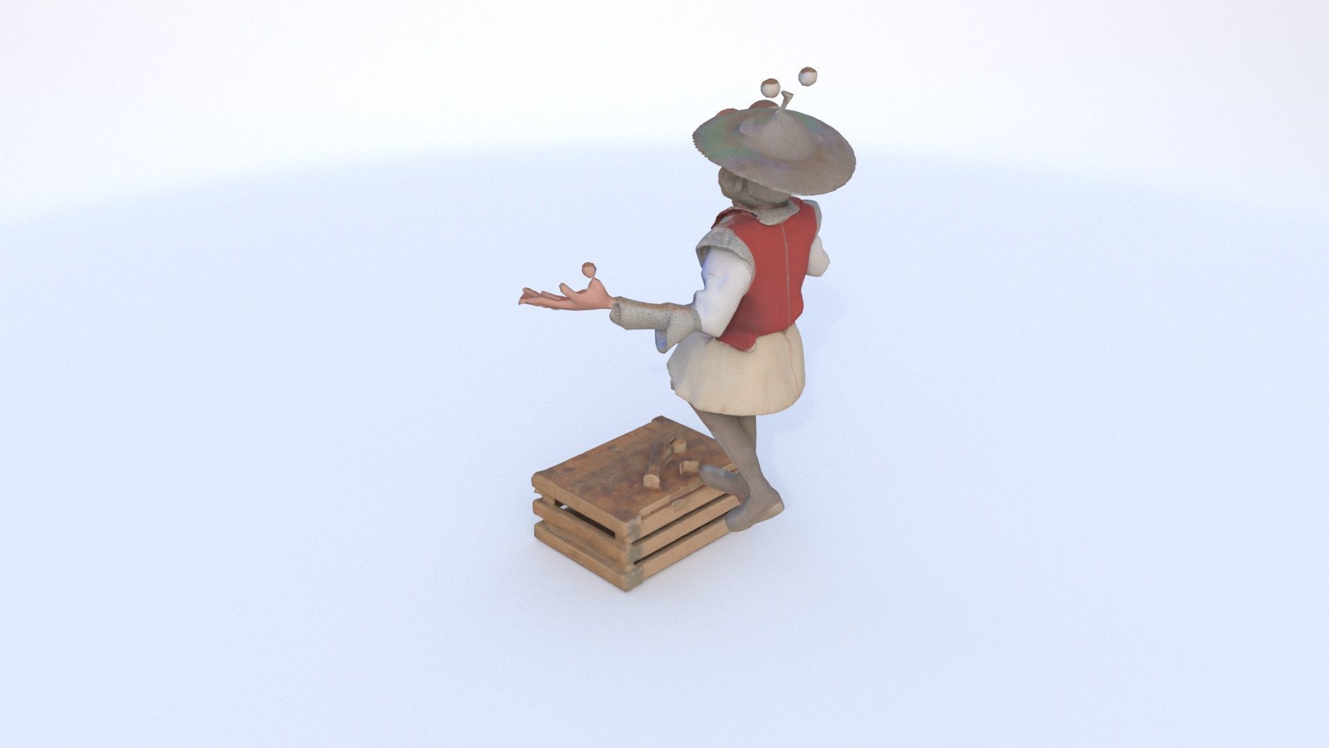 Street Performer 3 3D model_3