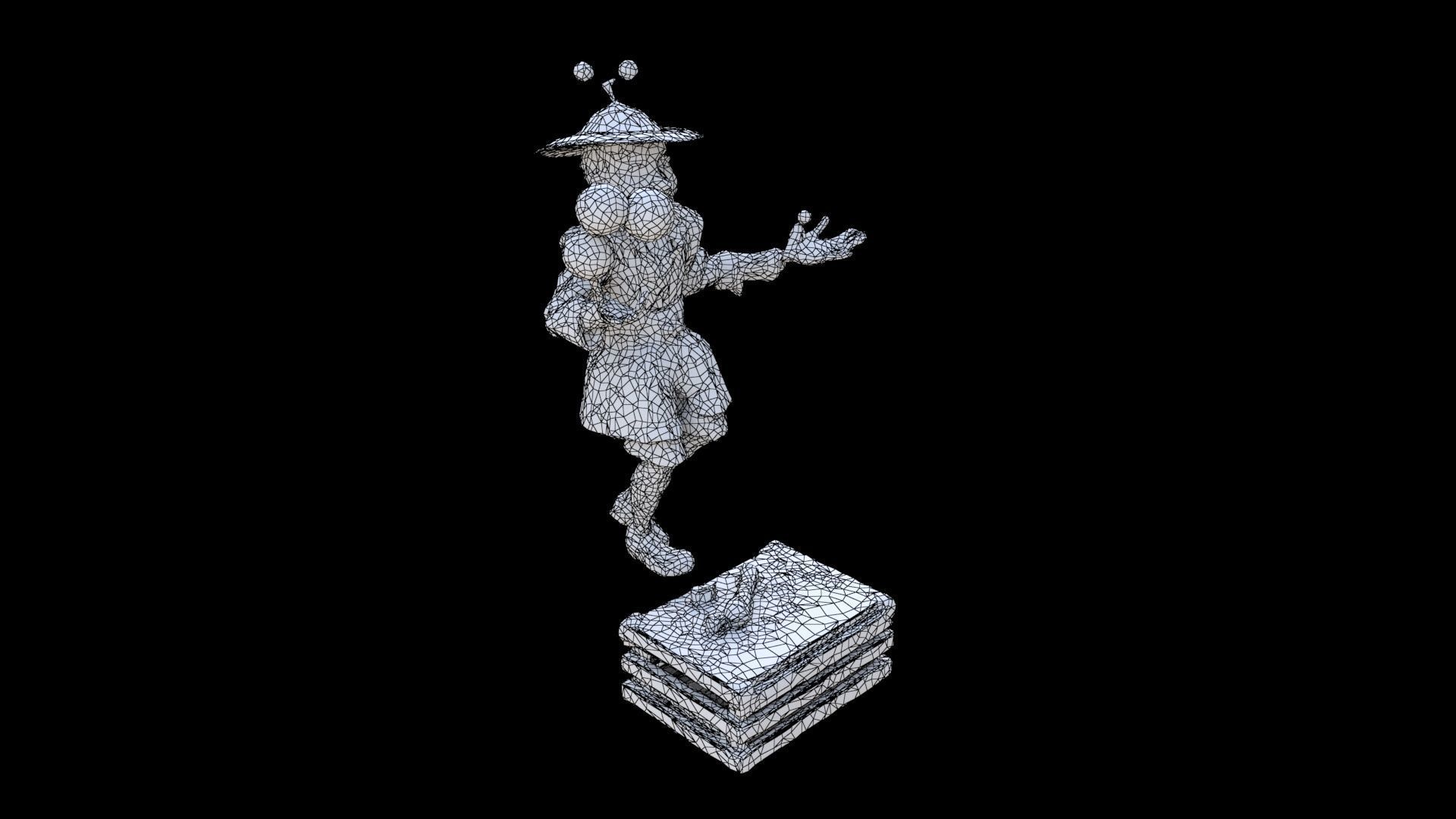 Street Performer 3 3D model_5