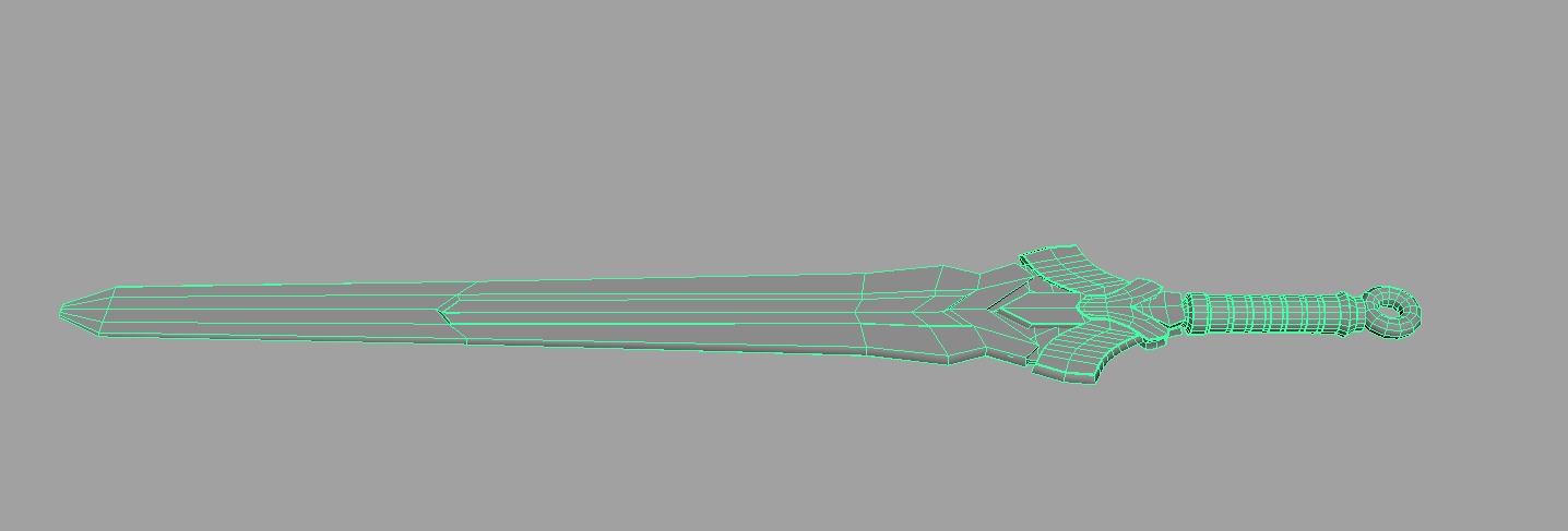 Old Blade 3D model_1