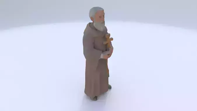 Village Priest 3D model