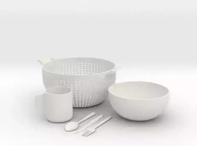 Emergency Camping Ware 3D print model