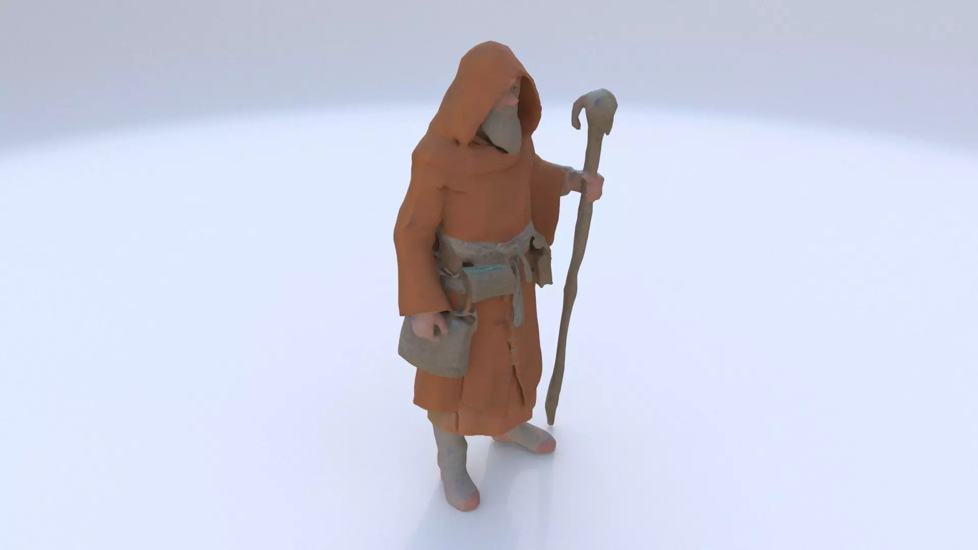Wandering Monk 3D model