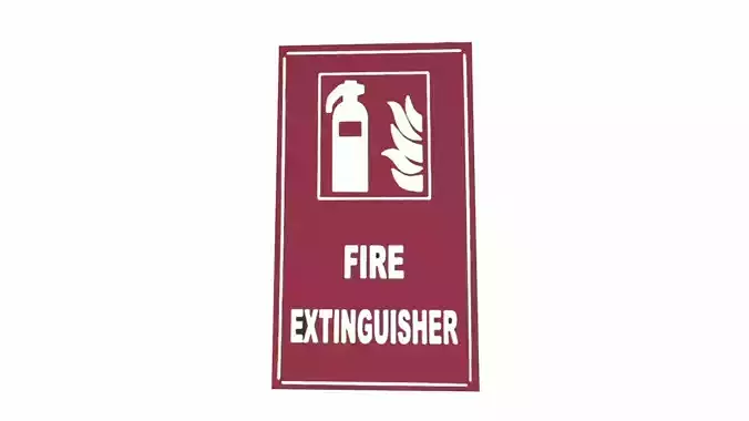 Fire Extinguisher Sticker