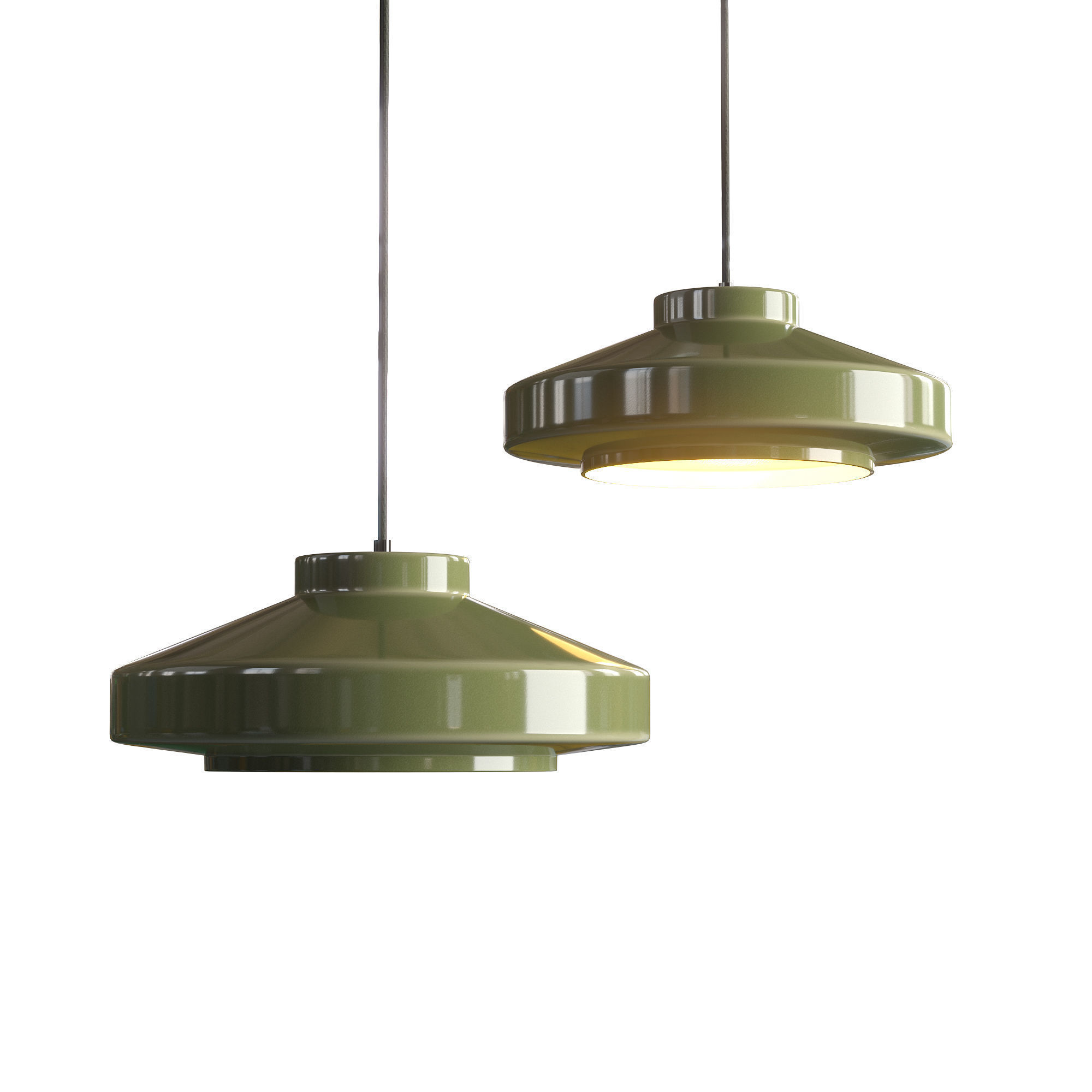Ruffo Ceramic Pendant Lamp 3D model_4
