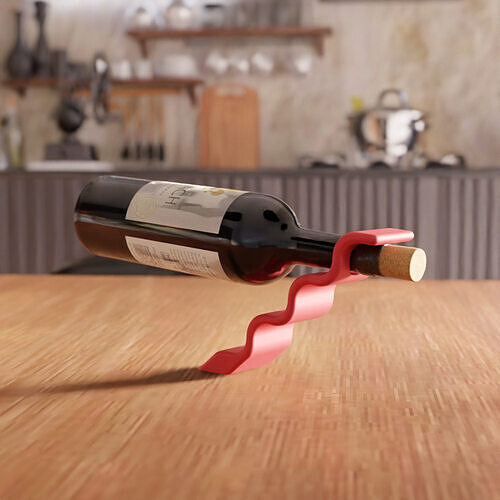 Wine Bottle Holder - 246 3D print model