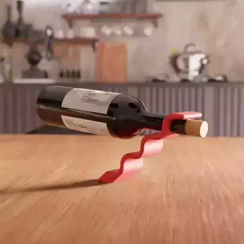 Wine Bottle Holder - 246 3D print model
