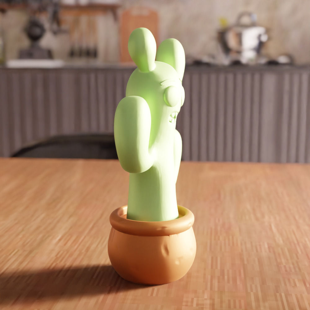 Cute Cactus Tree Decor - 245 3D print model_7