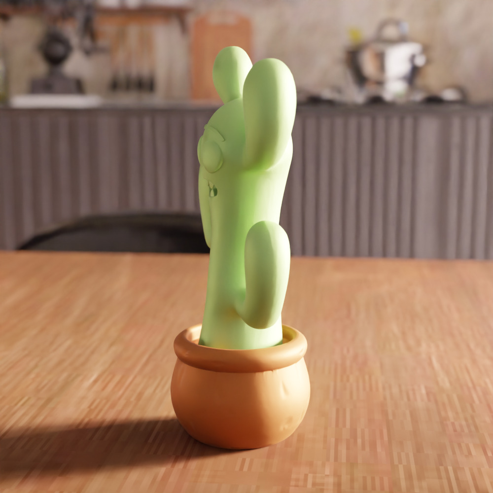 Cute Cactus Tree Decor - 245 3D print model_4