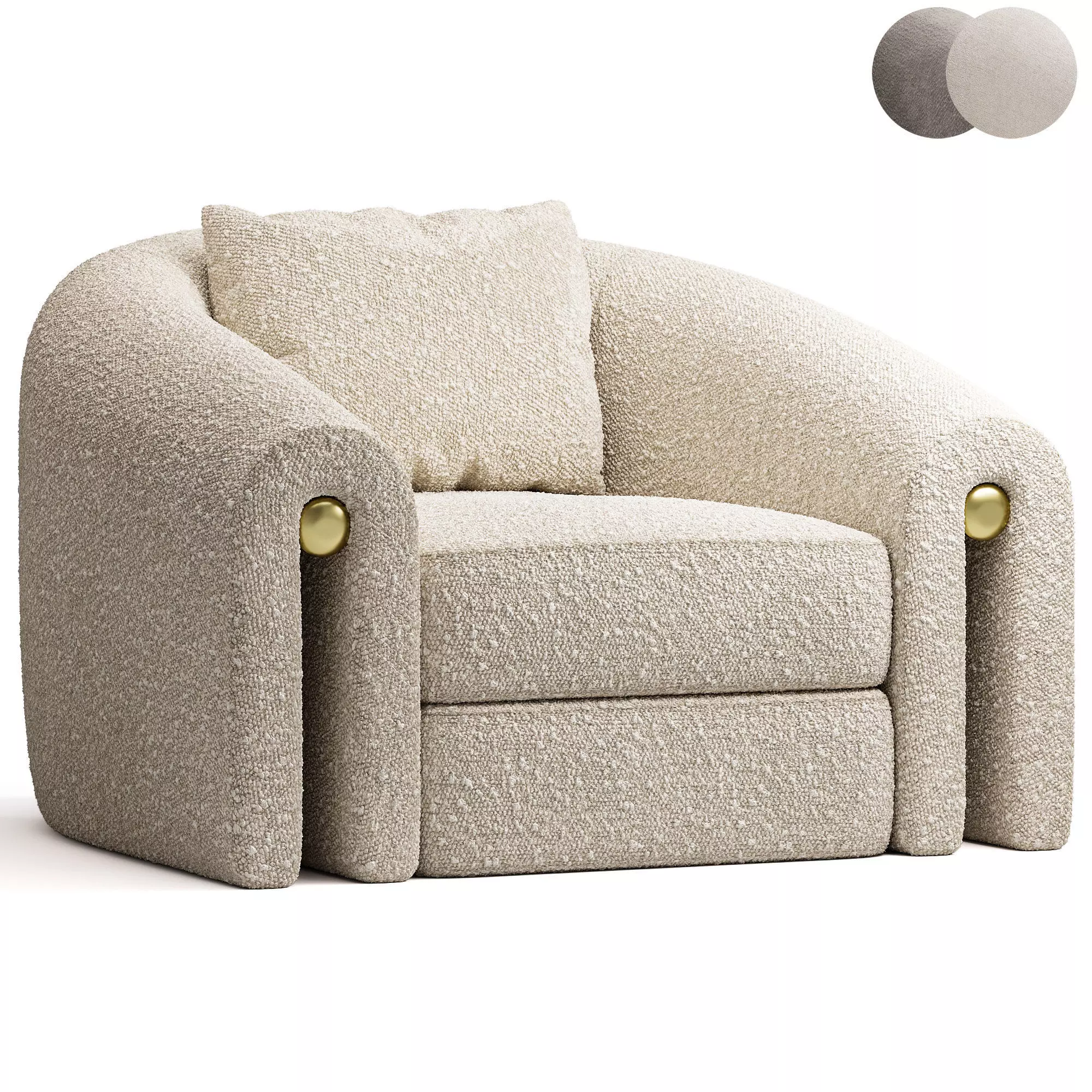 Davis Armchair 3D model