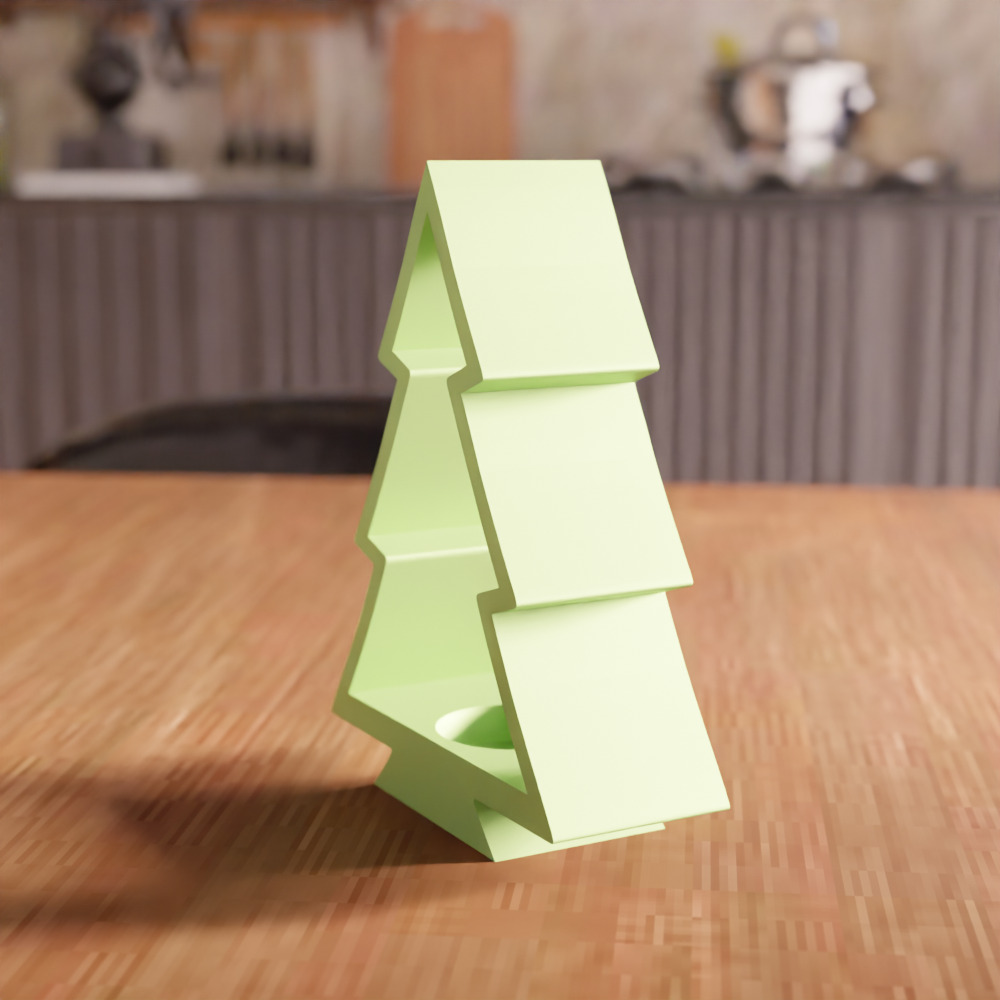 Christmas Tree Tea Light Holder - 244 3D print model_3