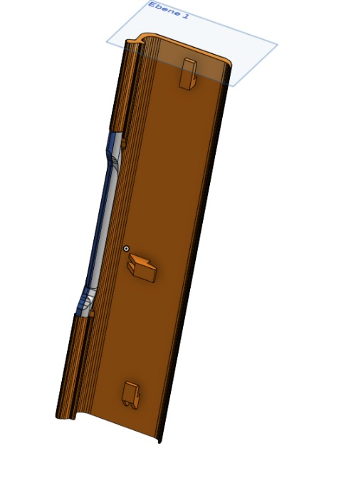 Mitzubishi lancer Dachschienenabdeckung 3D print model_1