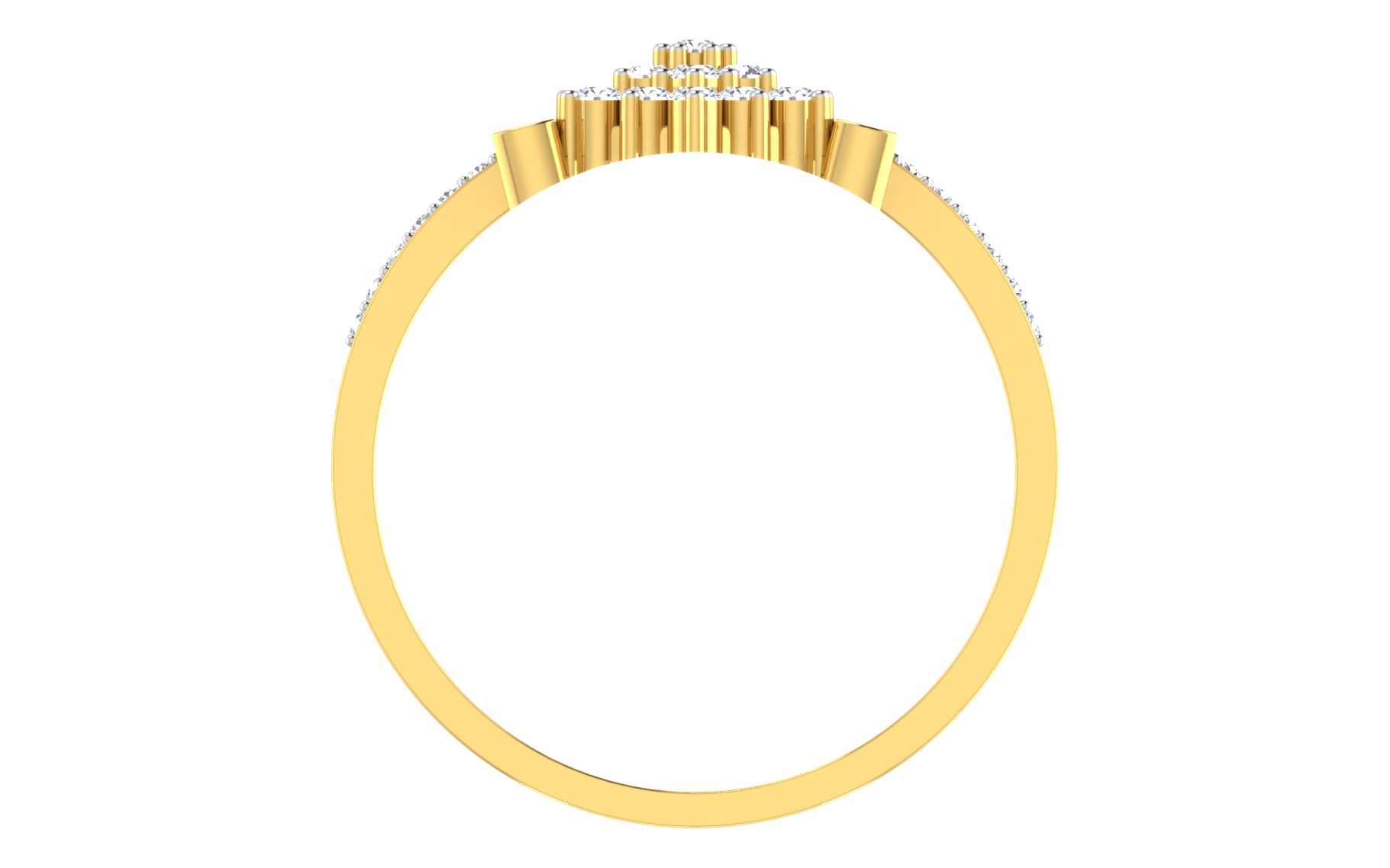 Women Ring Render 3dm STL OBJ FBX Details 3D print model_4